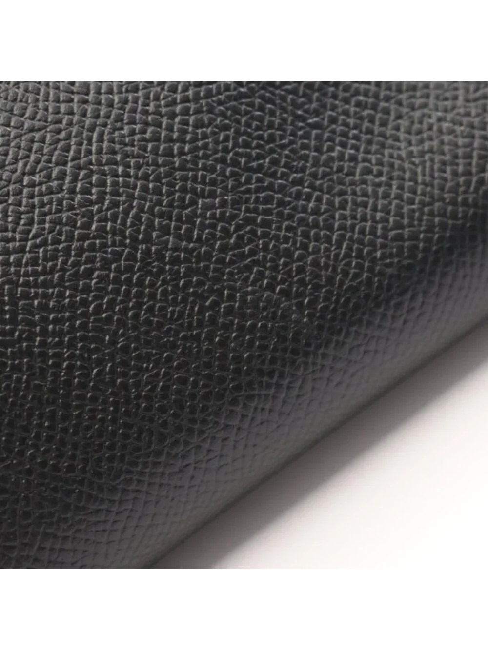 Balenciaga Round Length Wallet Black Leather